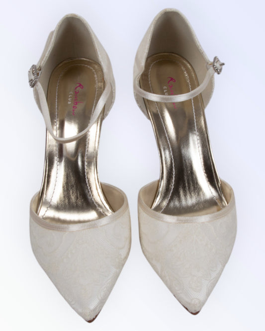 Rainbow wedding shoes