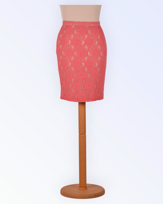H&M Conscious*Collection pinkki pitsikynähame
