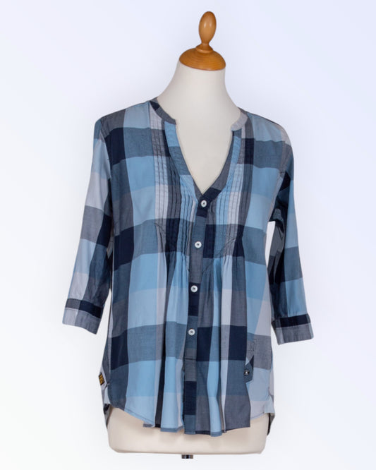 G-Star Raw checkered blouse