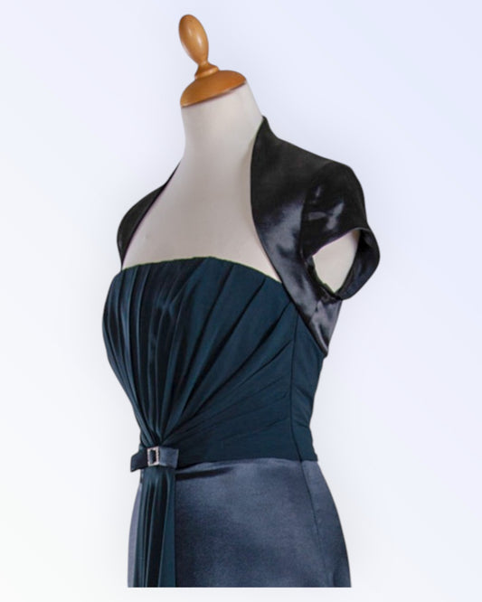 Festive black bolero