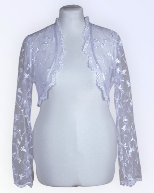 White lace bolero