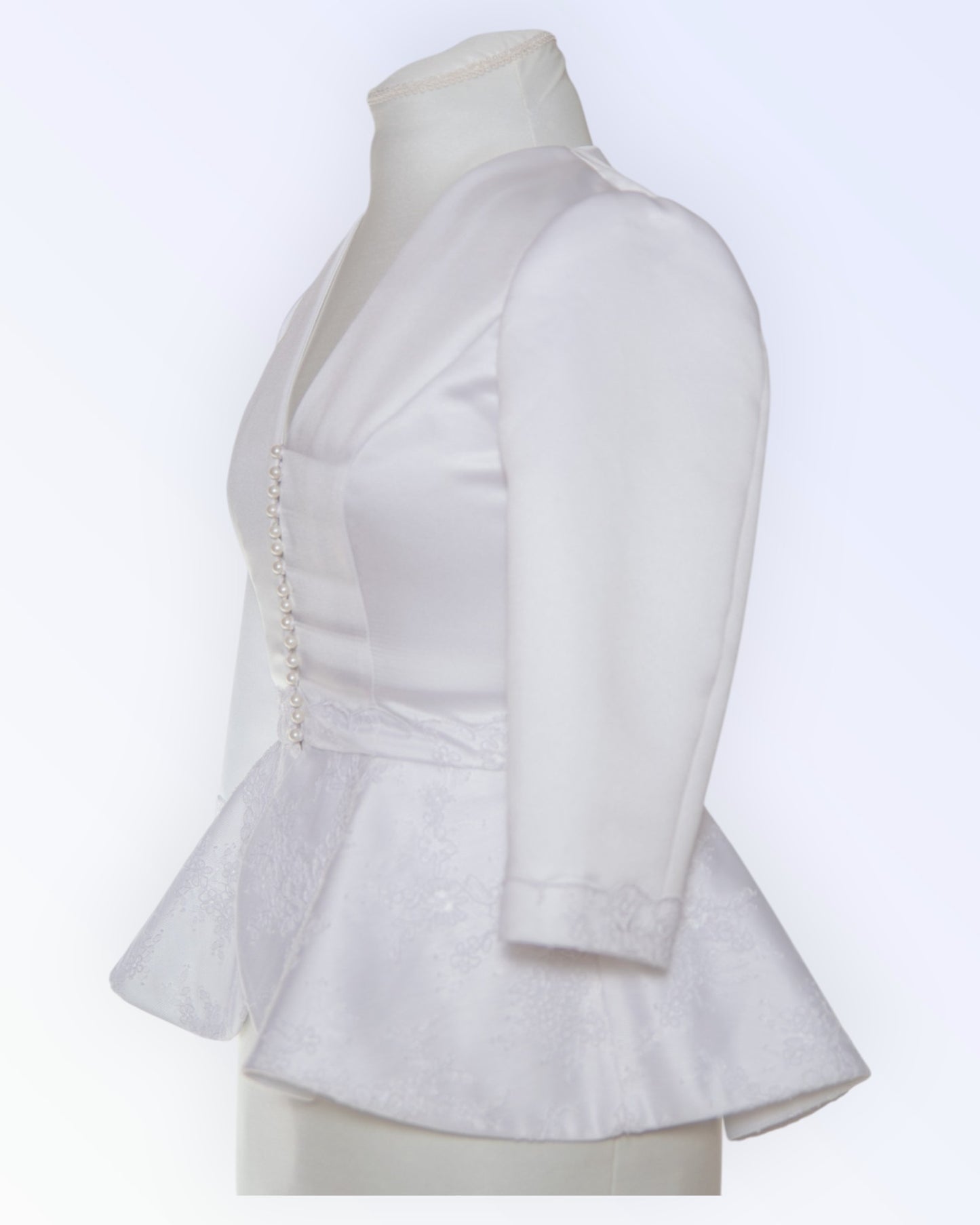 Festive white jacket