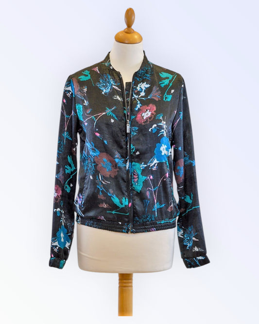 Garcia Jeans lillemustrilisest kangast sportlik jakk