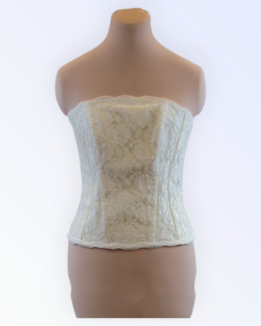 Pidulik loodusvalge top