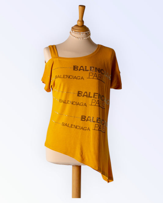 Balenciaga yellow top