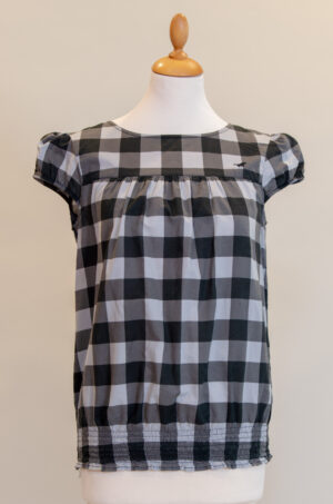 Mustang plaid sporty summer blouse, second hand