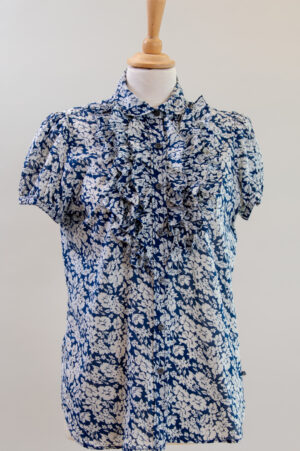 Polo Jeans Company/ Ralph Lauren Floral summer blouse with short sleeves