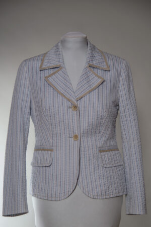 Apriori striped fabric summer jacket