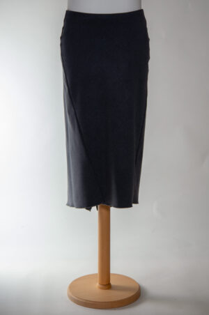 Sisley grey skirt with asymmetric cut