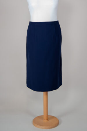 Cabotine classic straight-cut dark blue skirt