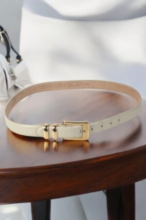 natural leather belt