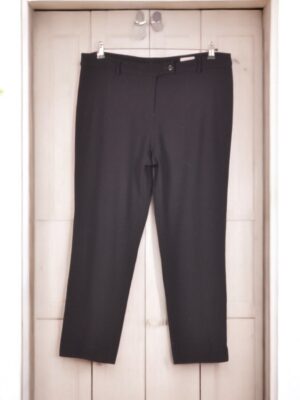 black new wool women's trousers