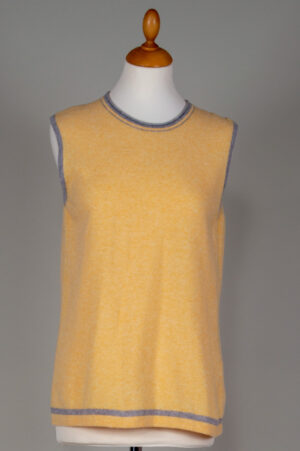 Max Mara Weekend knitted yellow new wool vest