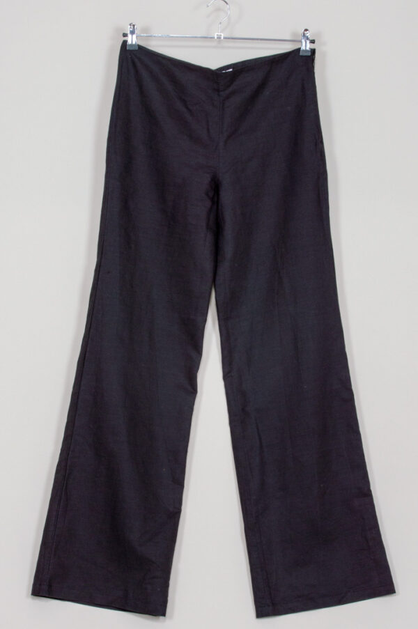 Women's black linen summer pants
