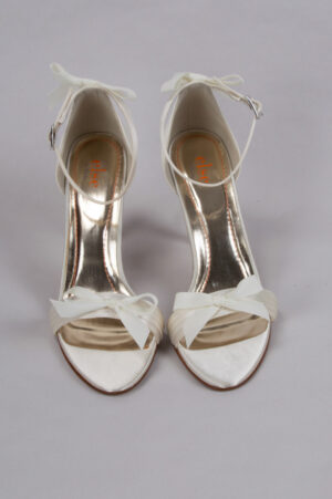 Else by Rainbow satin wedding shoes