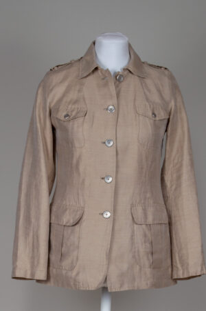 Gant safari style light brown linen jacket