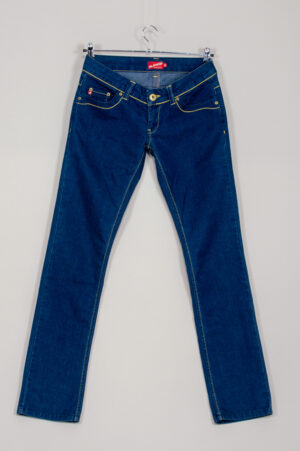 Women's blue straight jeans