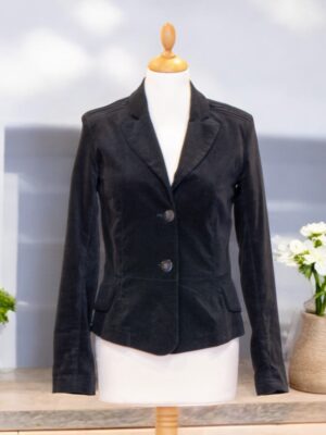 Uli Schneider black velvet jacket