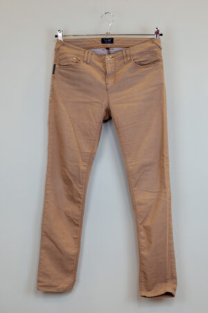 Armani Jeans women's sand-colored slim-fit trousers