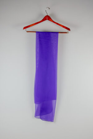 Purple sheer chiffon scarf