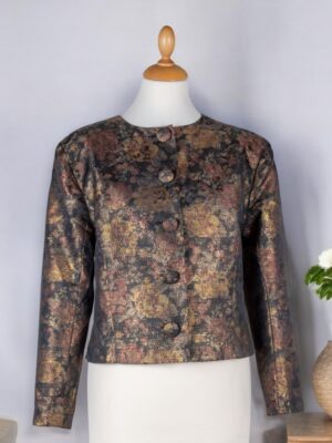 Vintage jacket in colorful brocade.