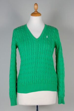 Ralph Lauren Sport vihreä puuvillainen neulepusero