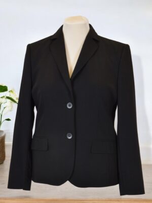 Basler black fine wool blazer