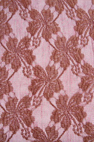 burgundy festive lace with metallic thread embroidery