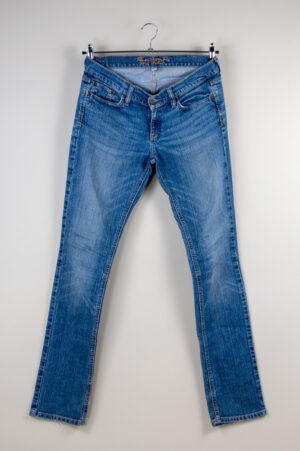 Abercrombie&Fitch women's blue straight-leg jeans