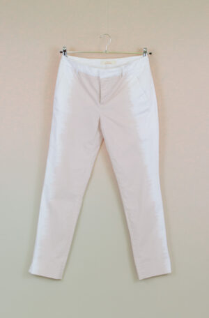 Women´s two-tone cotton pants.