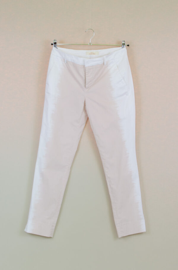 Women´s two-tone cotton pants.