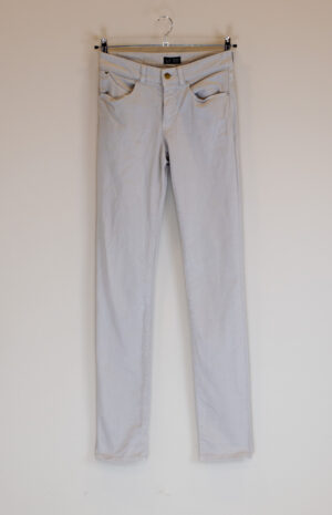 Armani Jeans light grey high-waisted jeans for women