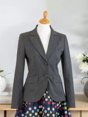 Marella striped blazer jacket.