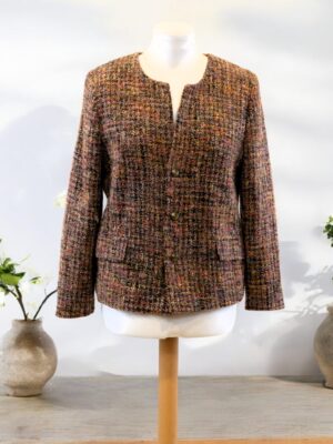 classic suit jacket made of bouclé fabric